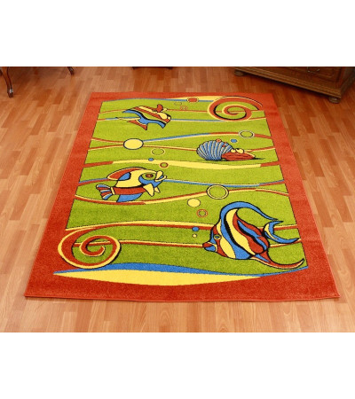 Dywan Weliro Rybki terakota 160x220cm