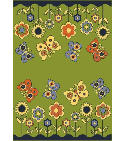 Dywan WELIRO RABATKA ZIELEŃ ATESTY