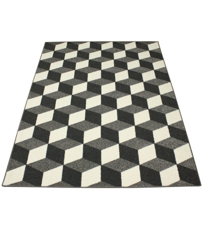 Dywan Weltom Kubik szary 200x300 cm