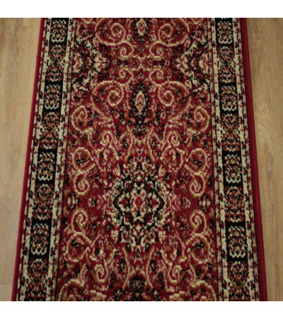 Chodnik dywanowy Weltom Welen wiosna bordo 100cm