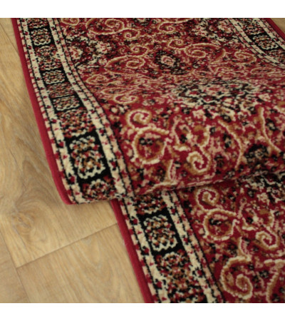 Chodnik dywanowy Weltom Welen wiosna bordo 100cm