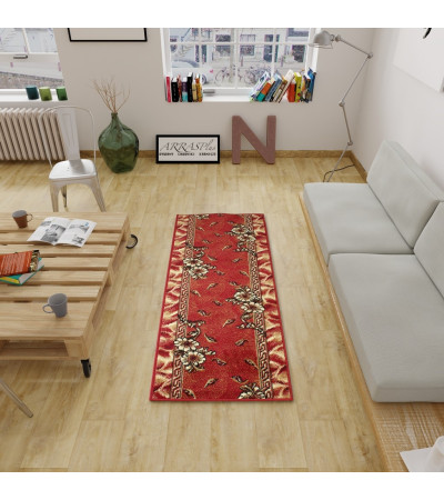 Chodnik dywanowy Weltom Welen trio bordo 70cm