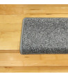 Nakładka na schody shaggy opus ciemna popiel 65x24cm prostokąt