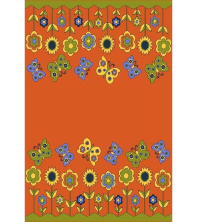 Dywan WELIRO RABATKA TERAKOTA ATESTY