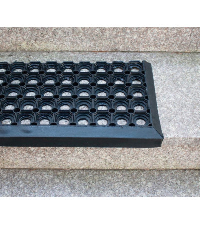 Nakładki BB gumowe na schody zewnętrzne 75x25+4cm